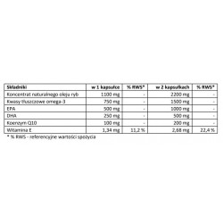 MEX Q10 + TRIPLE OMEGA 3 90 kapsułek